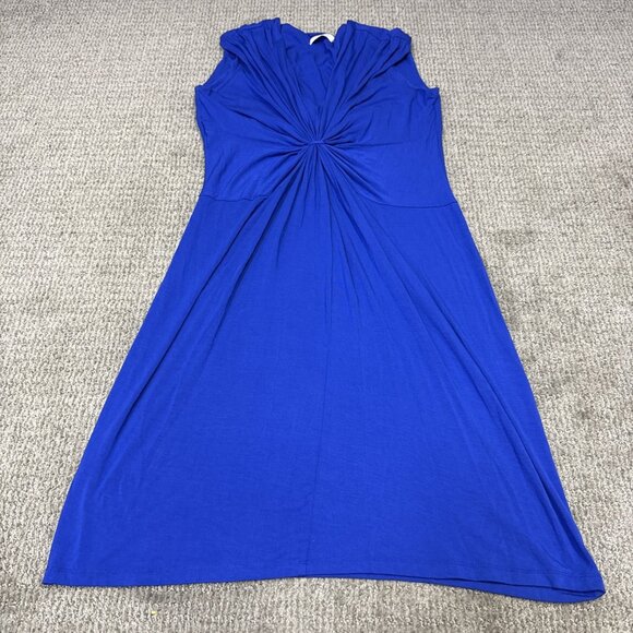 Calvin Klein Dress Blue Sleeveless Women’s Size 6 - Picture 1 of 10